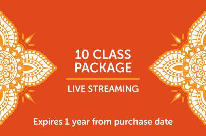 10 Class Live Stream Package ($7/class)